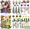 99Pcs Pressed Dried Flowers and Butterfly for Resin Molds, Assorted Real Natural Flowers Leaves Stickers for DIY Art Nail Crafts, Jewelry, Candle, Soap Crafts Making
